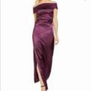 Vince Camuto plum gown